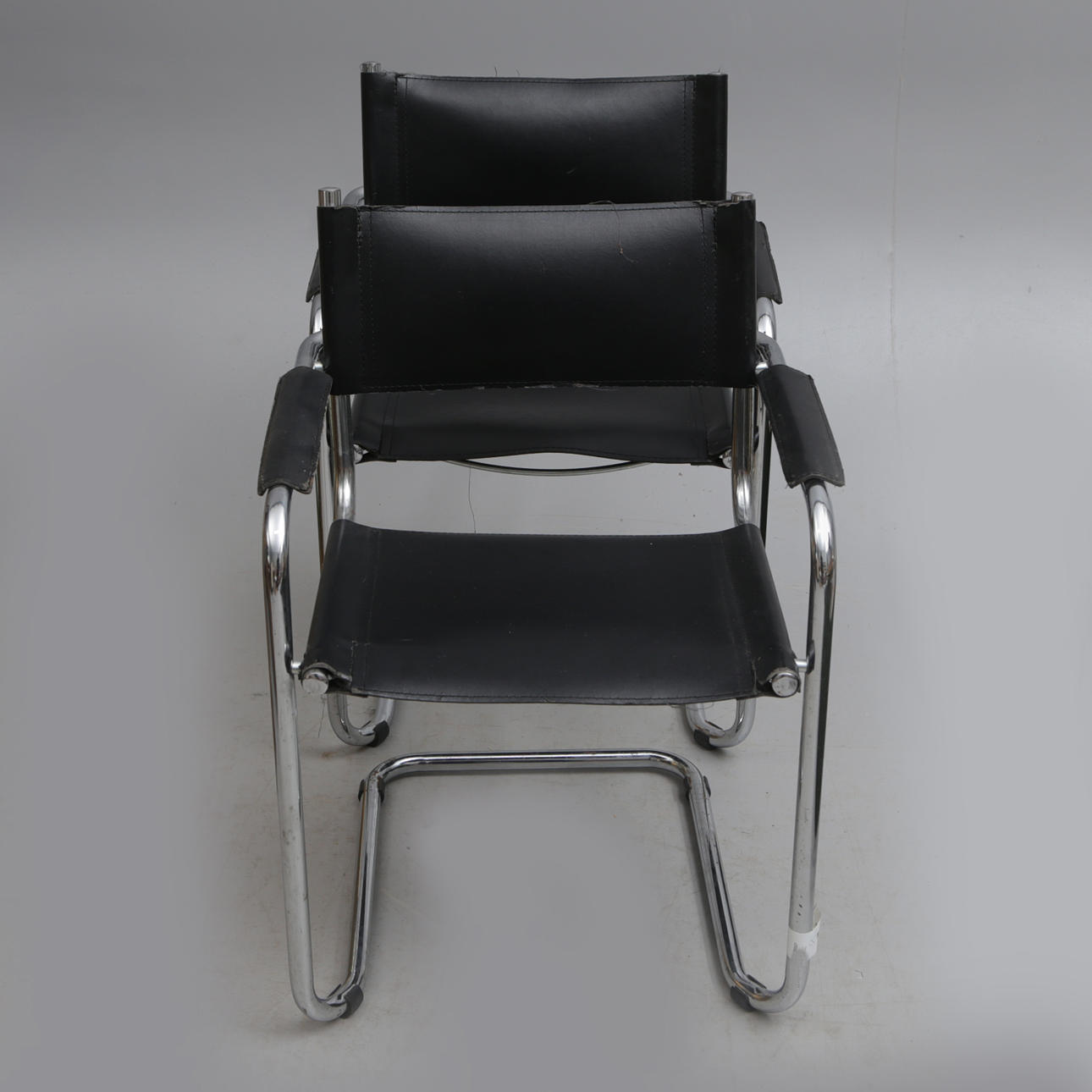 Two Bauhaus chairs, Italy.