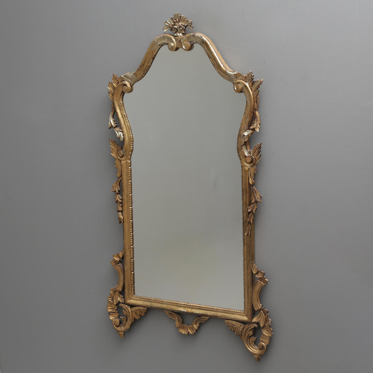 SPEGEL, guldmålad, 1900-tal.