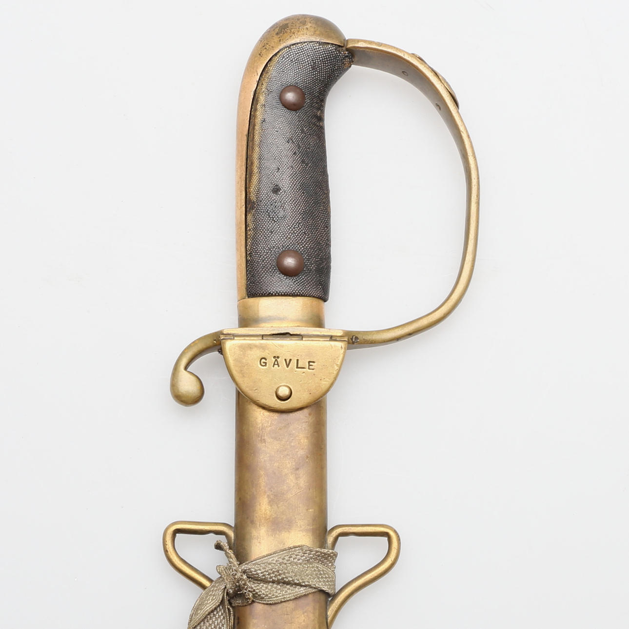 POLISSABEL, med portepé, märkt Gävle, 1900-tal.