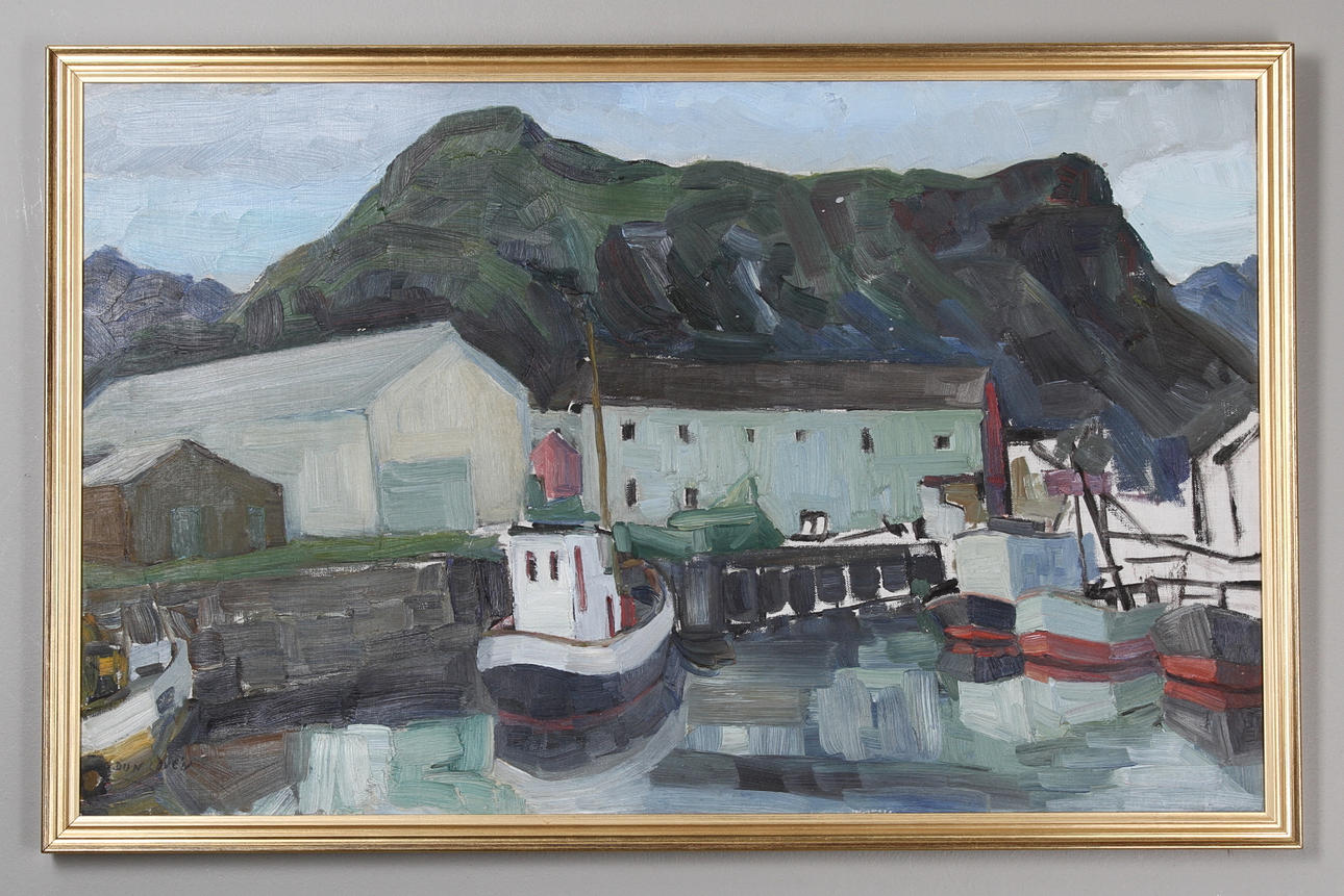 IDUN LOVÉN. Hamnen Lofoten, O.D. sign.