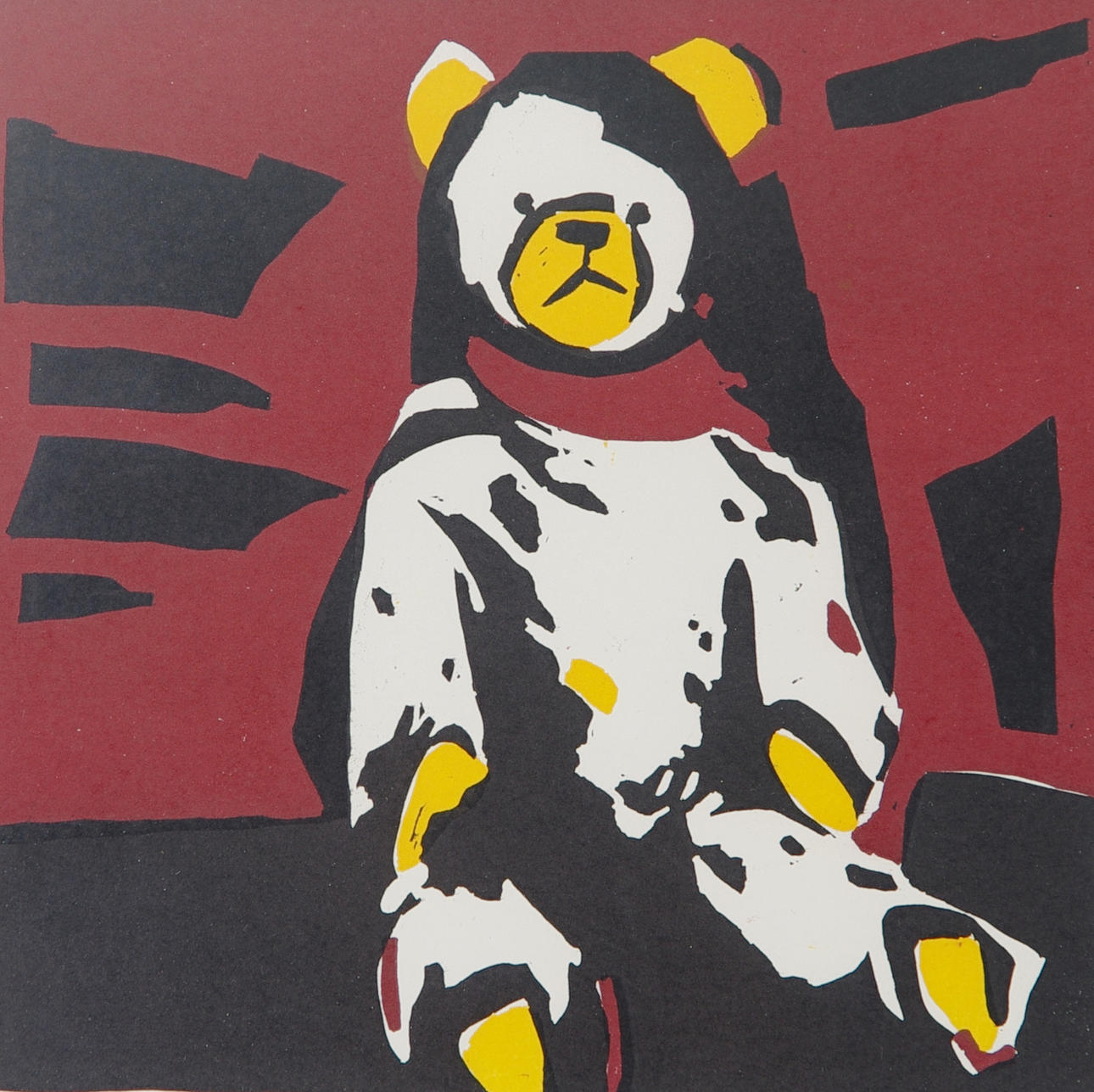 KARL GUSTAF DAHLGREN. Nalle, färglitografi, signerad K.G. Dahlgren -91.