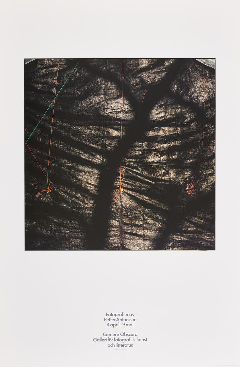 PETTER ANTONISEN. Exhibition poster.