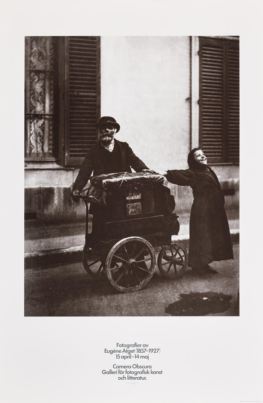 EUGÉNE ATGET. Näyttelyn juliste.