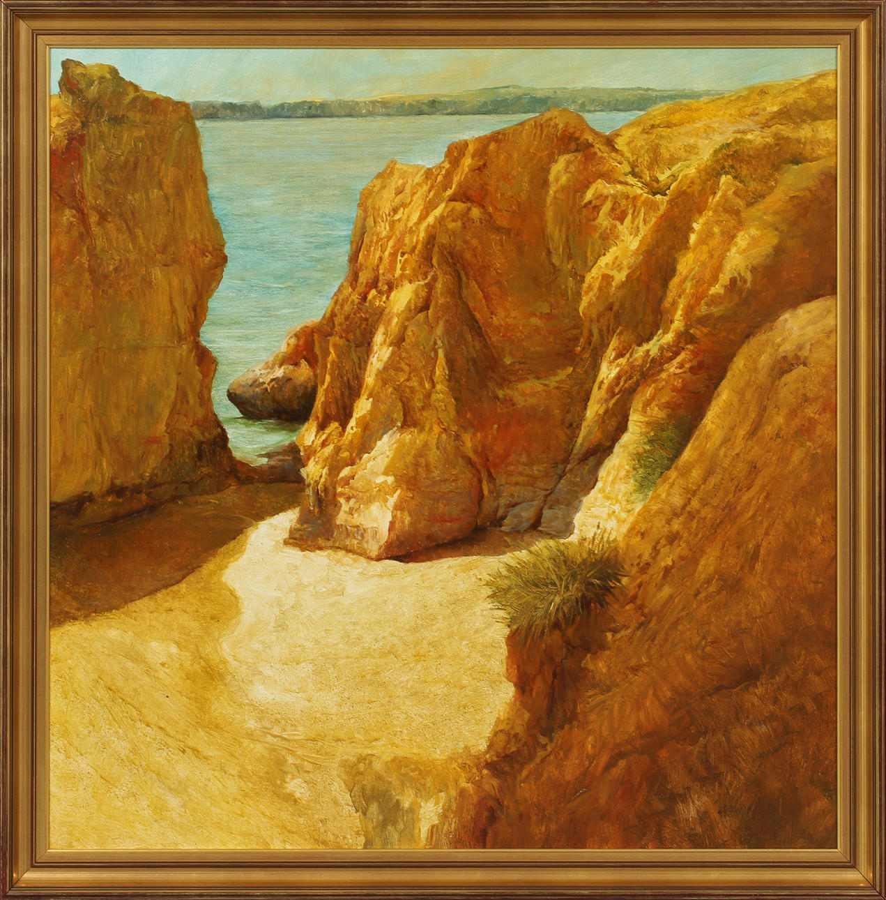 SAWANG. Olja på duk. Signerad.