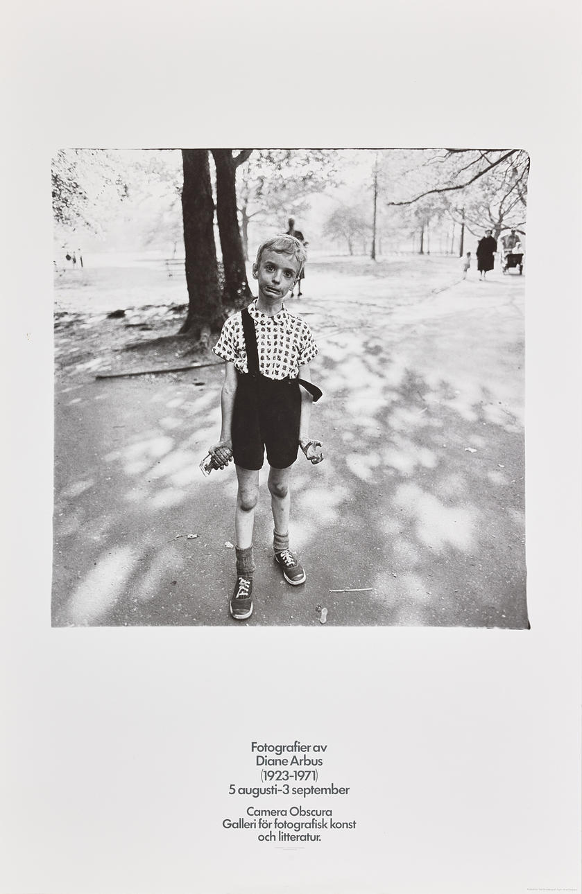 DIANE ARBUS. Ausstellungsplakat.