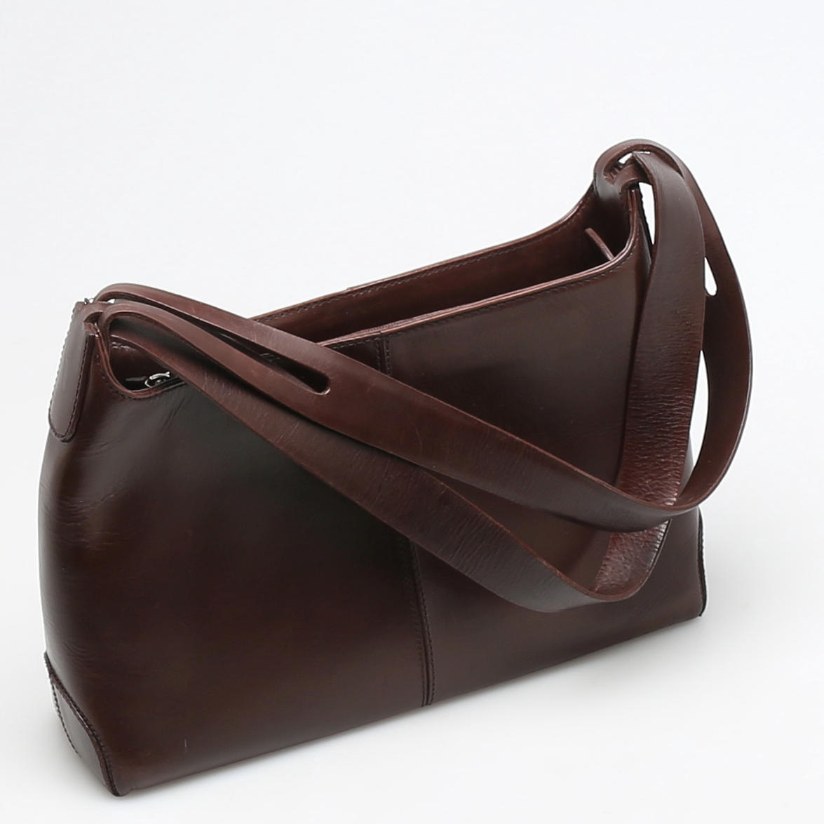 VÄSKA, axelremsväska, Tod´s, brunt skinn.