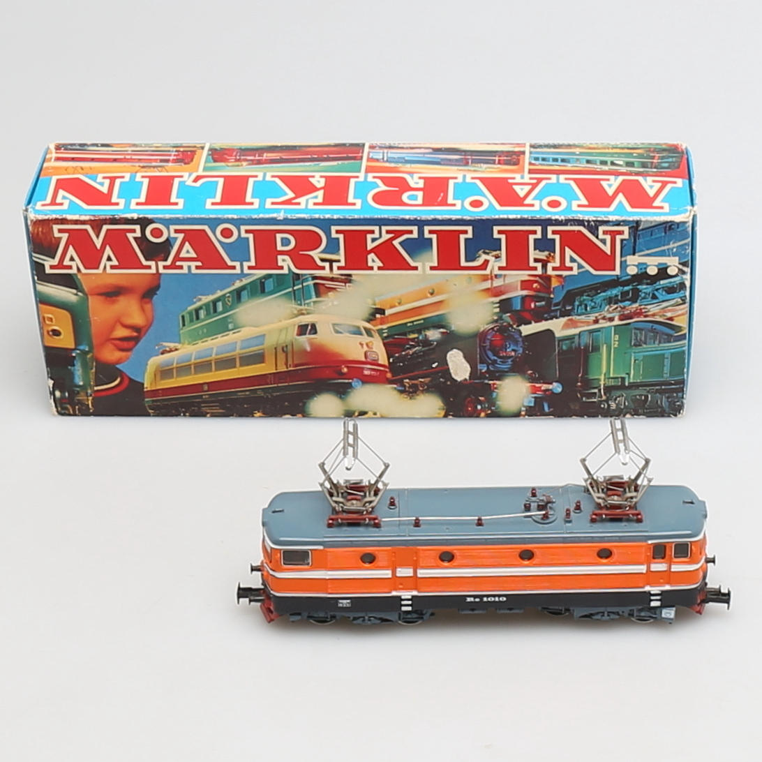 MODELLTÅG, lok, Märklin 3043, i originalkartong. Tyskland.
