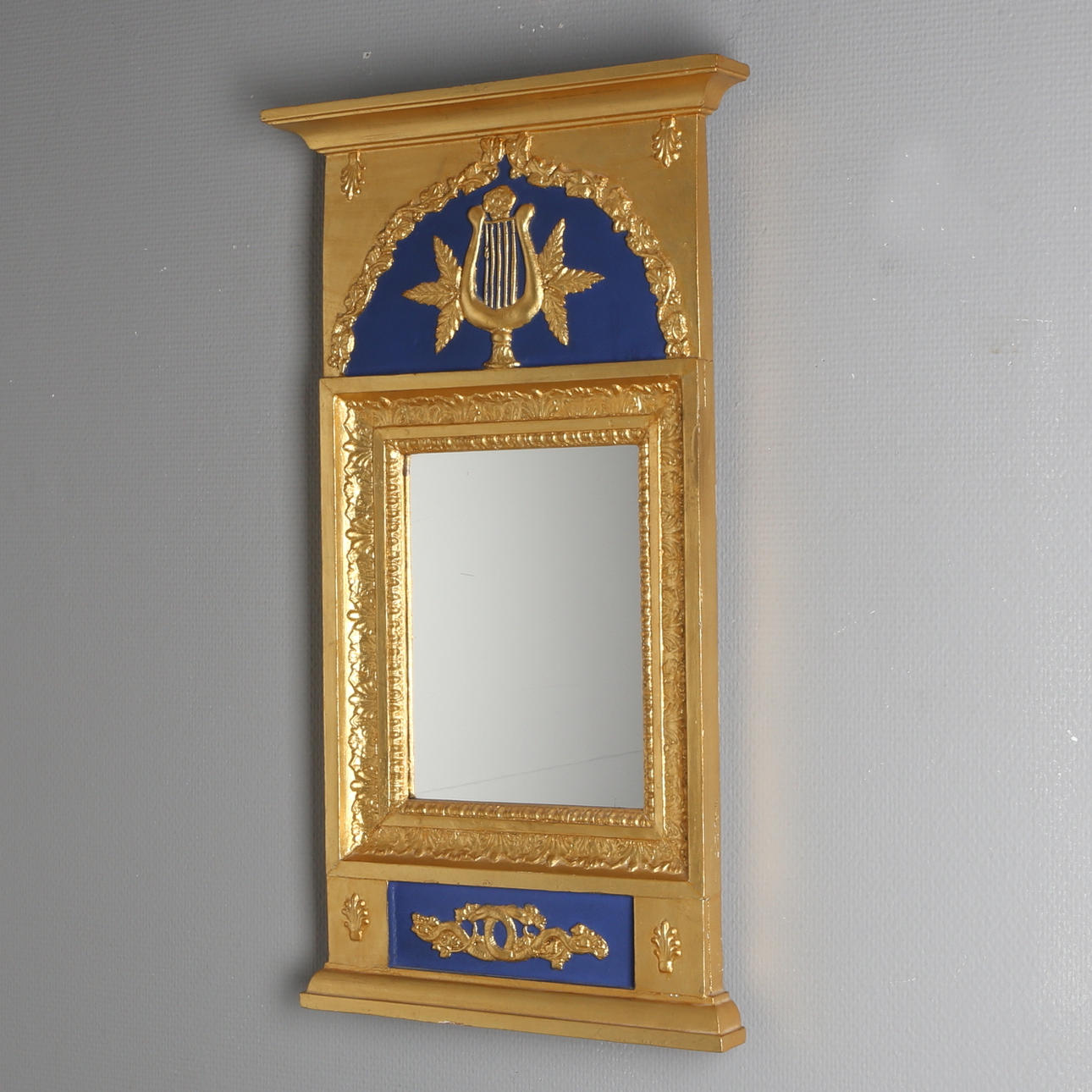 SPEGEL, empire, hallstämpel Gävle, 1800-tal.