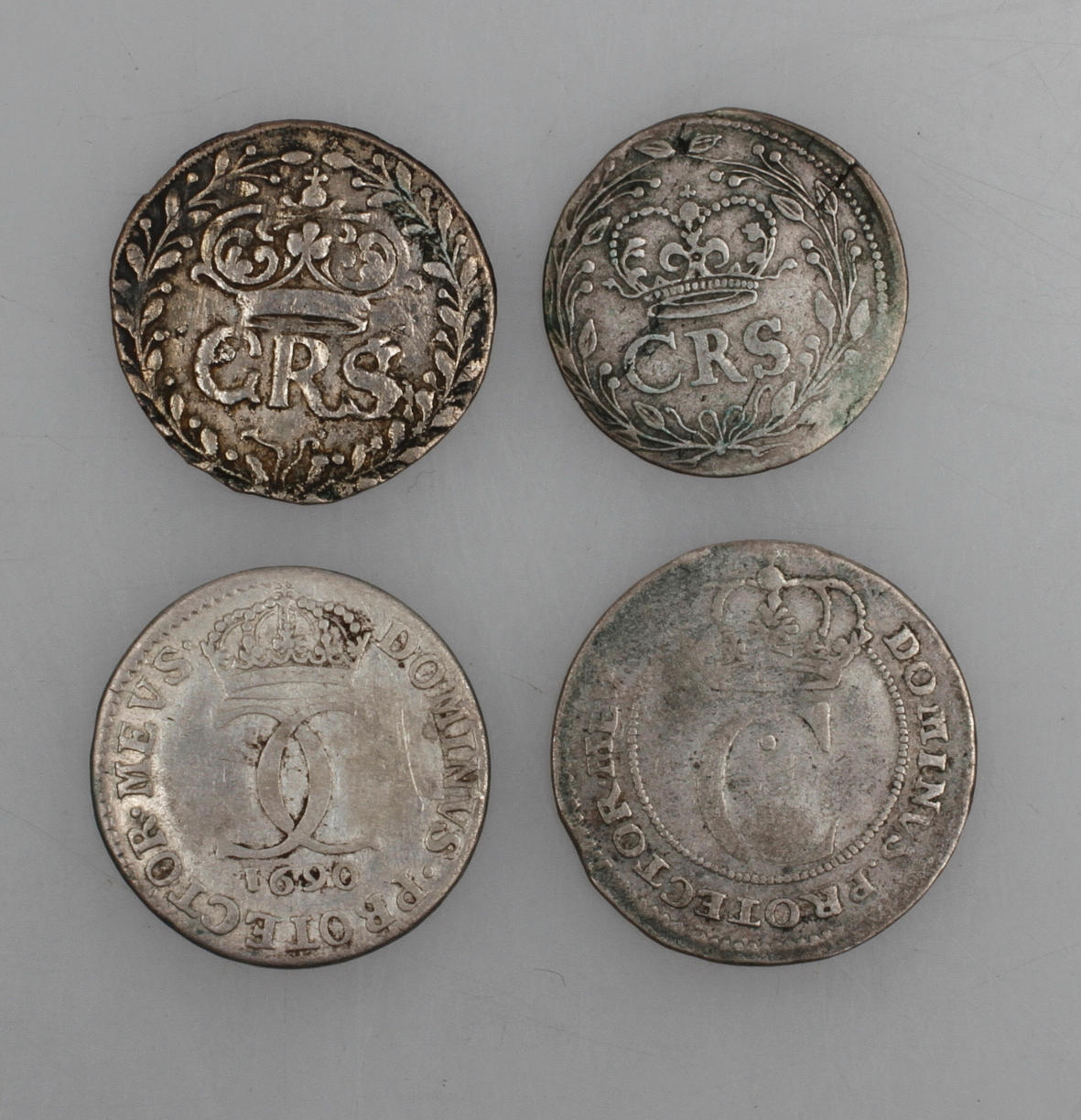 MYNT, 4 st, Karl XI, 1666-1690.