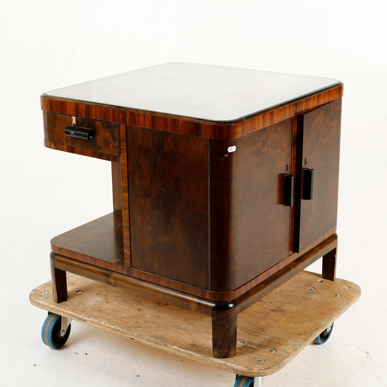 RAUCHERTISCH, mit Glasplatte, Art Deco, 1930 - Rede.