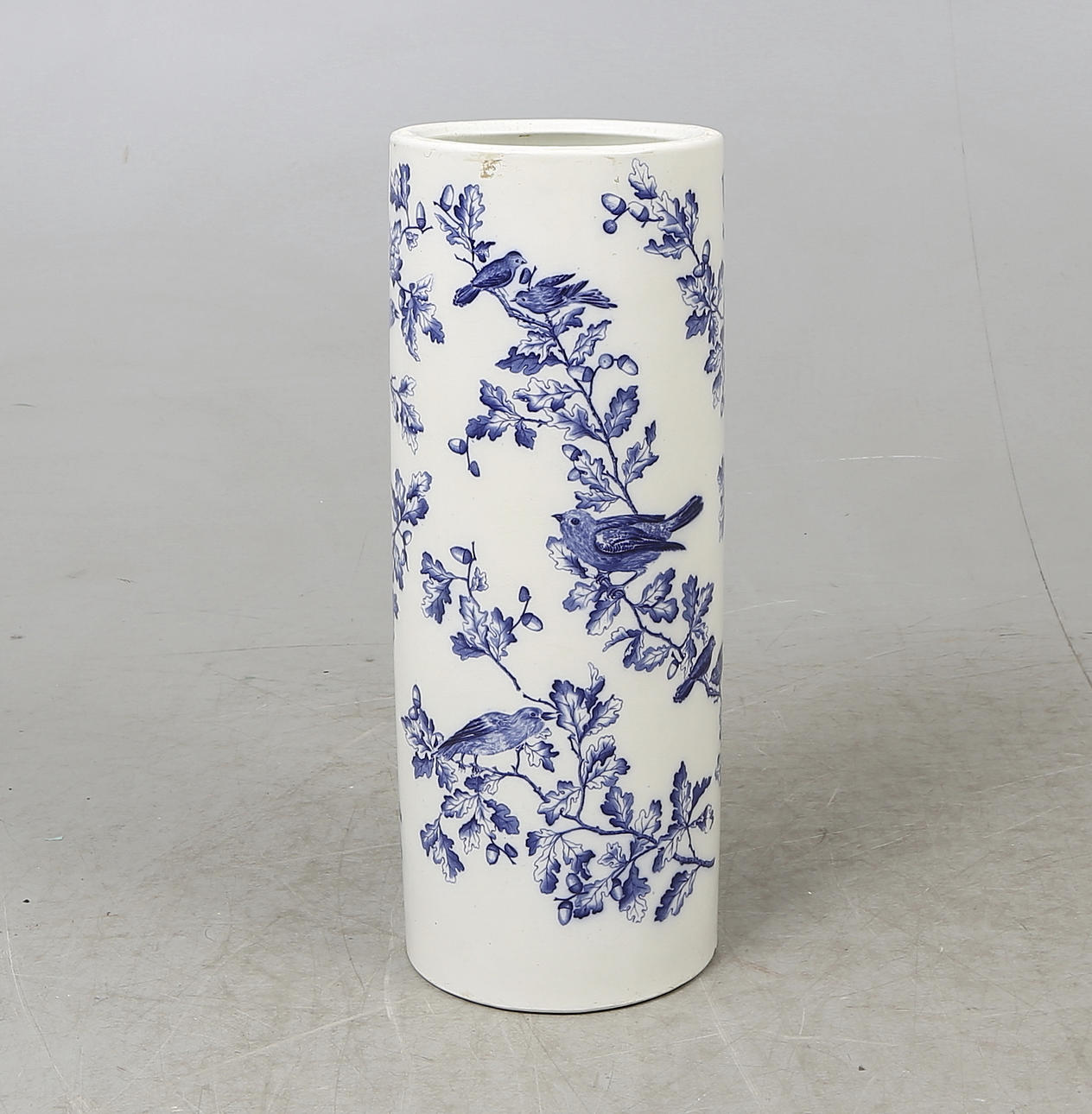 PARAPLYSTÄLL, flintgods, Rörstrand, 1900-talets första hälft.