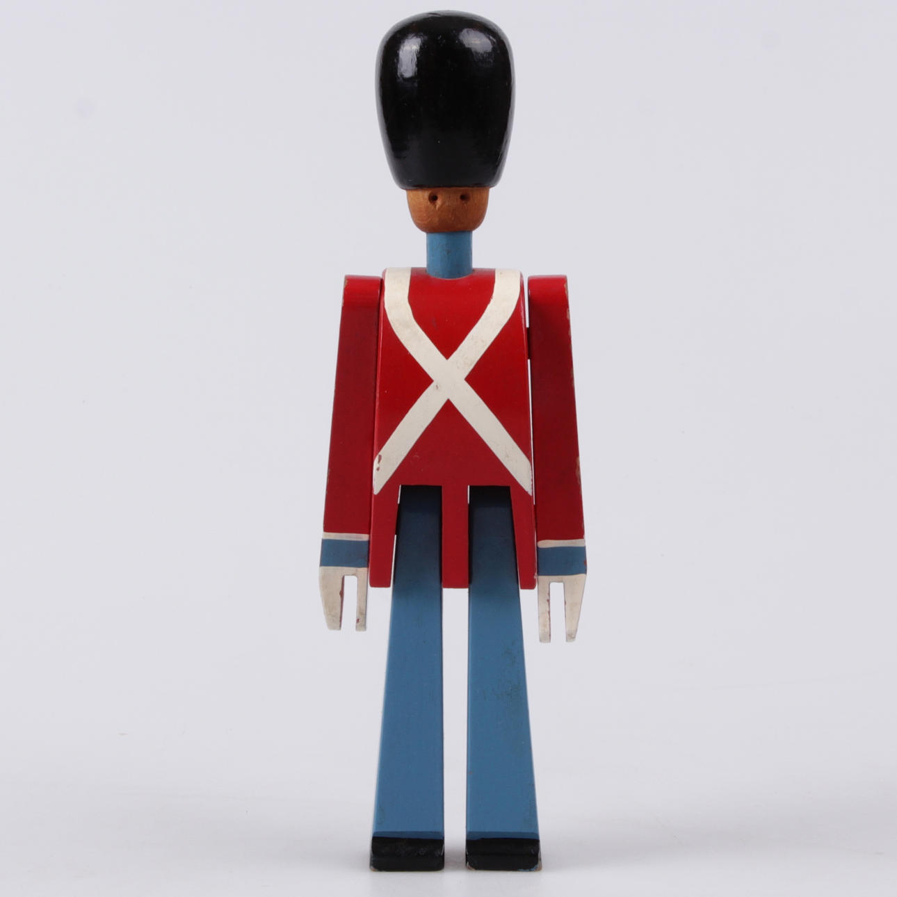 KAY BOJESEN. Soldat, bemålat trä, 1900-tal.