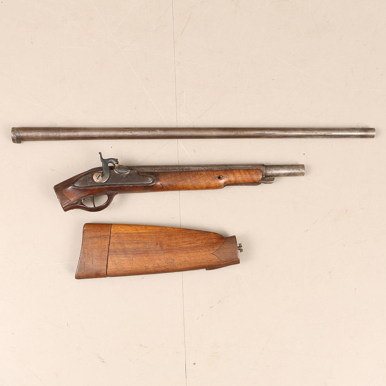 Ein zerlegbares Schlingenschloss, Mitteleuropa, 19. Jahrhundert.