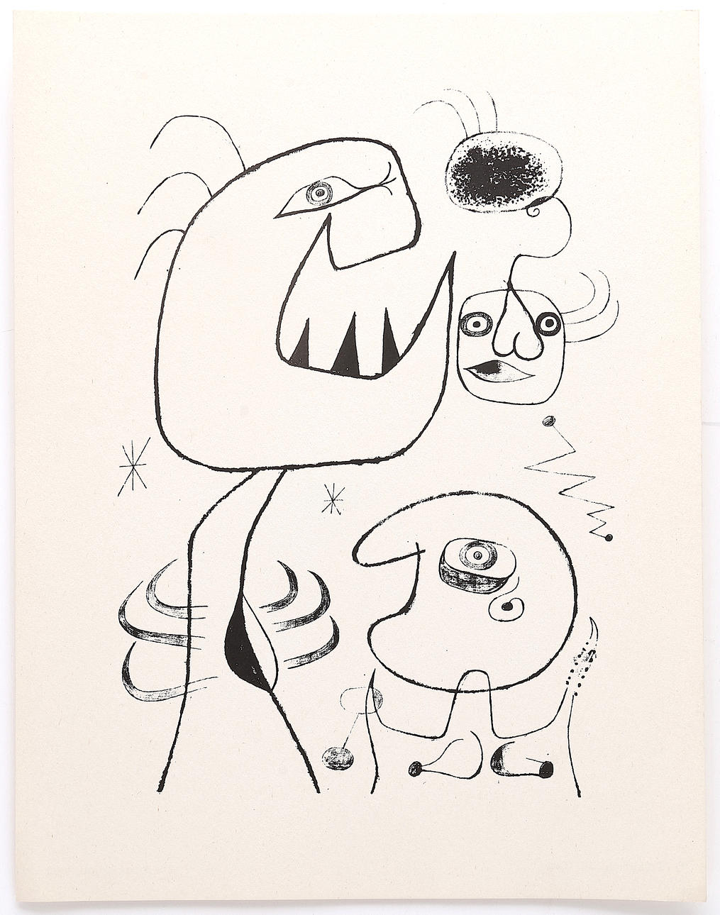 JOAN MIRÓ. „Litograph XVII“ („Die Drucke von Joan Miró“).