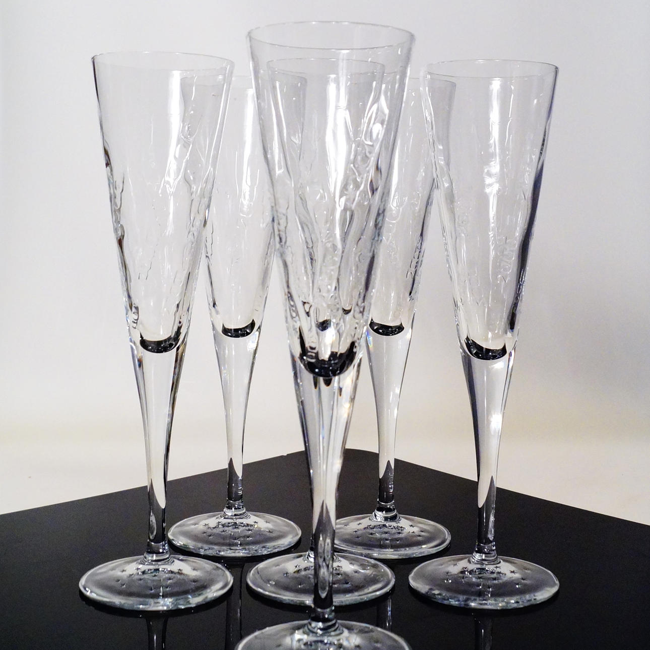 Champagnestivere, 6 stk., „Amigo“, Millenium 2000.