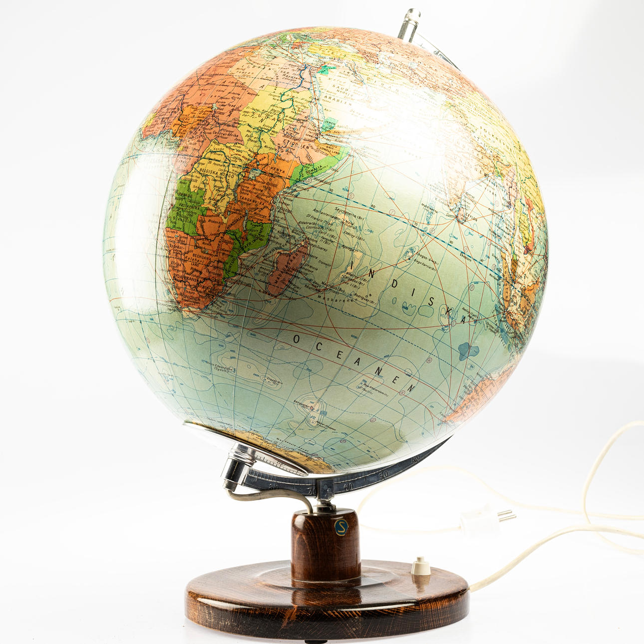 Lasipallo, 1900-luvun loppupuoli.