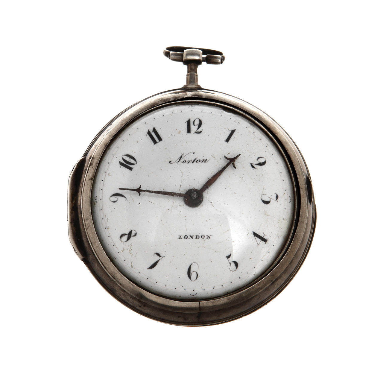 FICKUR, silver, sent 1700-tal/tidigt 1800-tal.