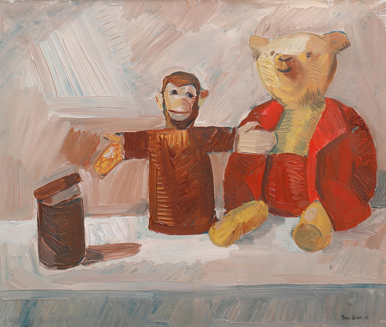 BROR STAWE. “STILL LIFE WITH DOLLS”, 1961.