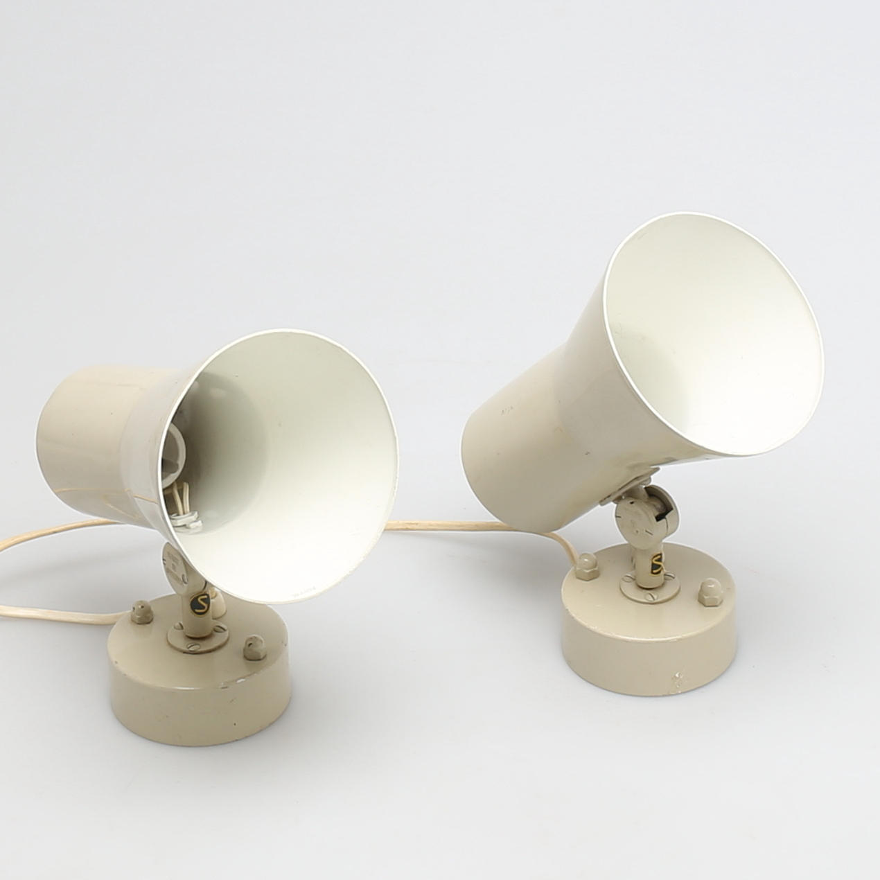 VÄGGLAMPOR, ett par, design Hans-Agne Jakobsson.