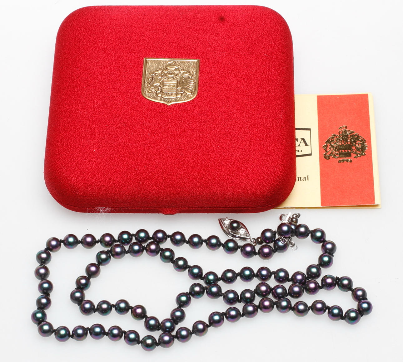 PÄRLCOLLIER, Majorica, Spanien.