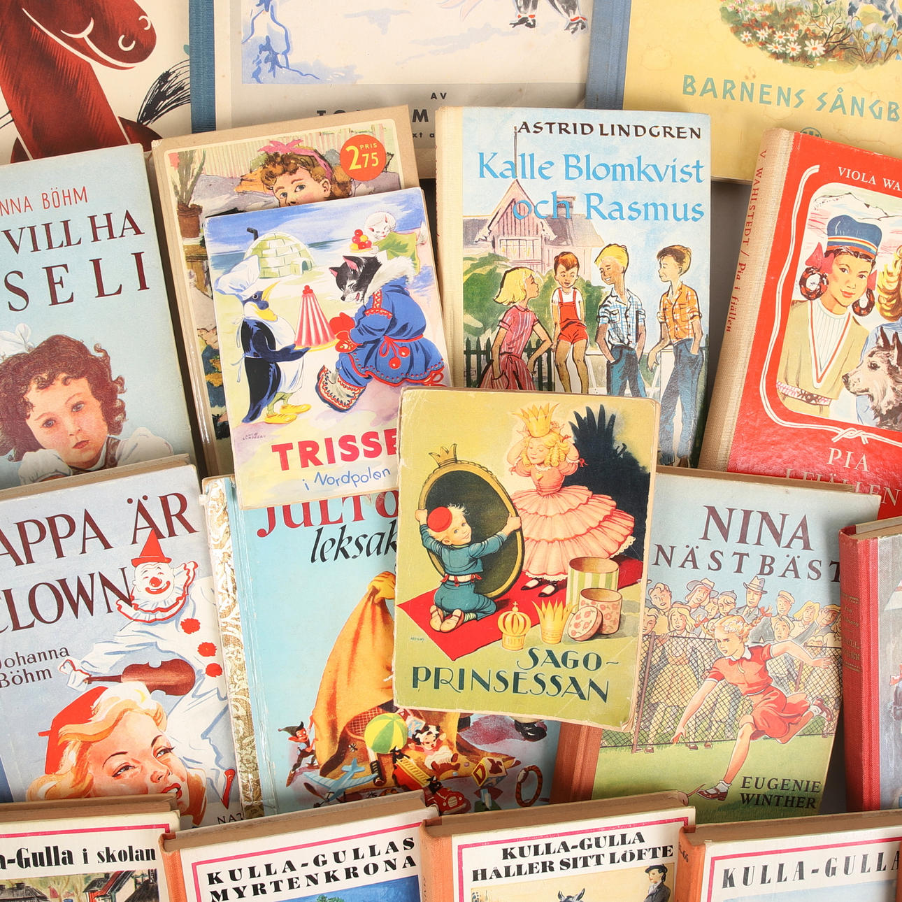 BÖCKER, 21 st, barn- och ungdomsböcker 1940/50-tal.