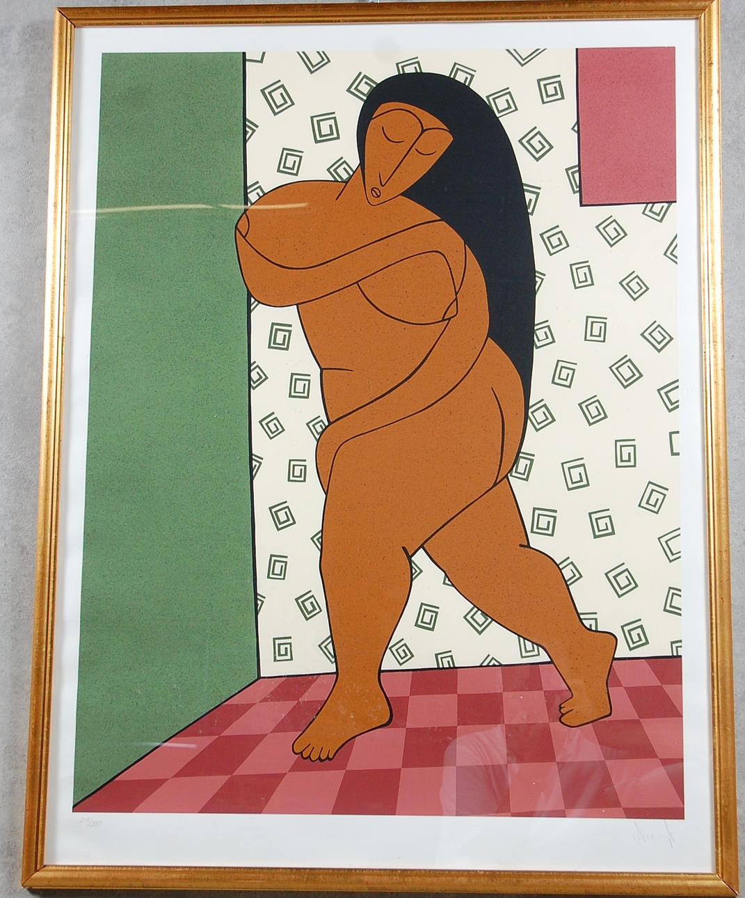 RALF ARZT. litografi, signerad, numrerad 219/350.