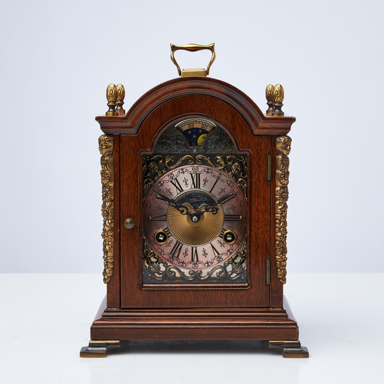 A table clock by Johan Warmink, Wuba, 20th century. Clocks