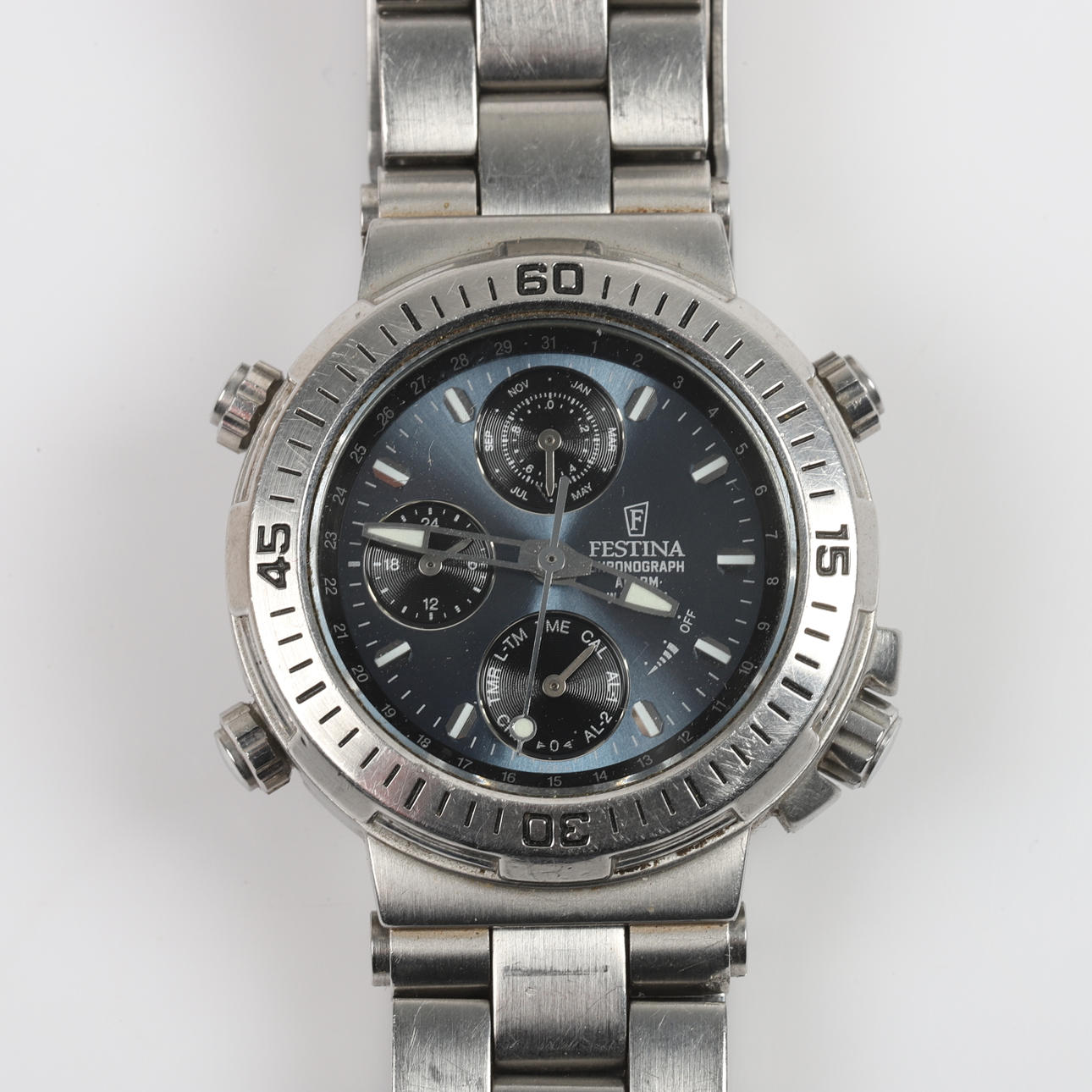 ARMBANDSUR, Festina Chronograph, stål.