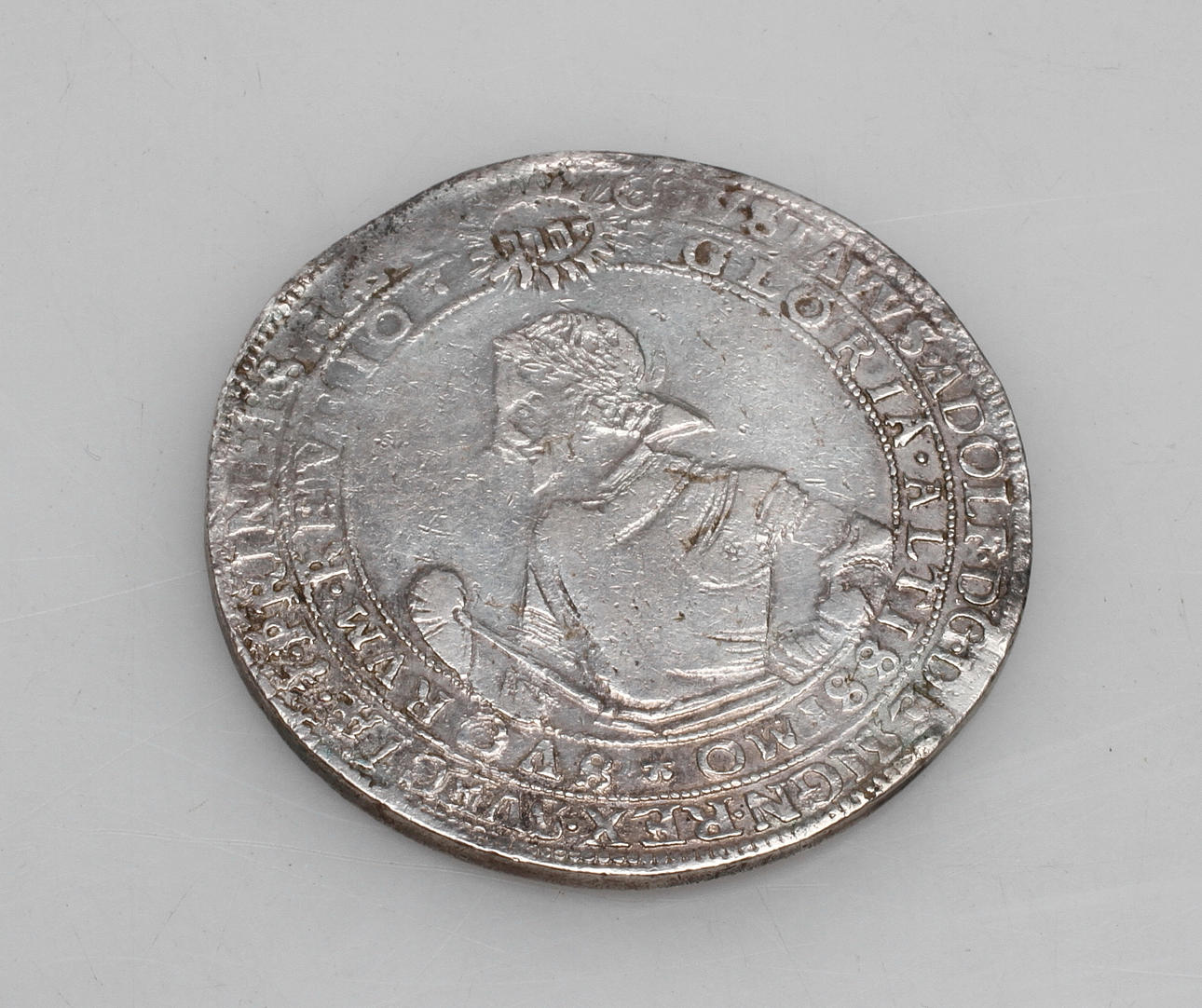 MYNT, 1 Riksdaler, Gustav II Adolf, 1617.