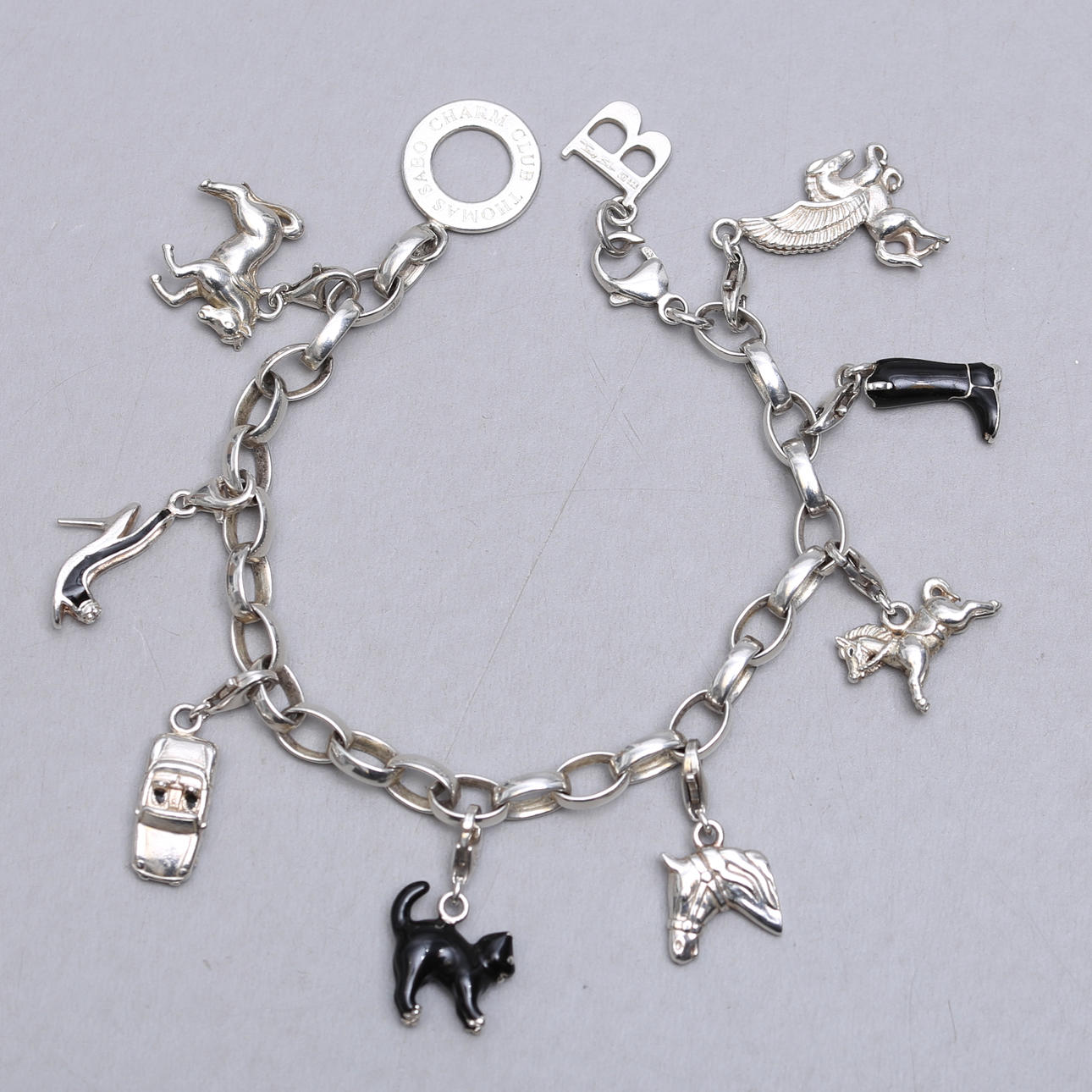 THOMAS SABO. Rannekoru, hopea, 9 korua.