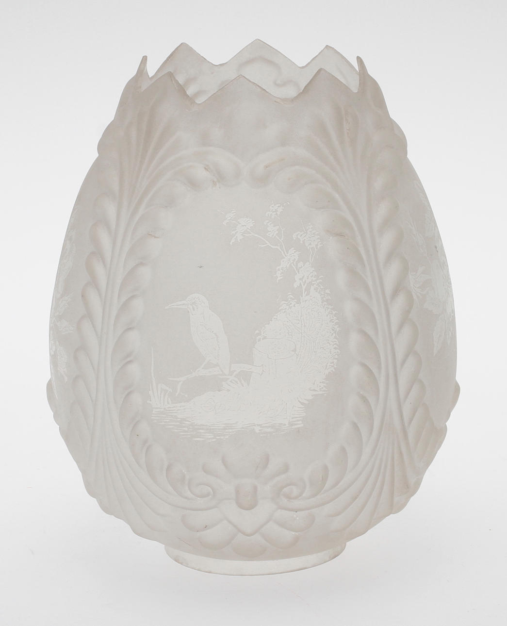 KUPA, till fotogenlampa, sent 1800-tal.