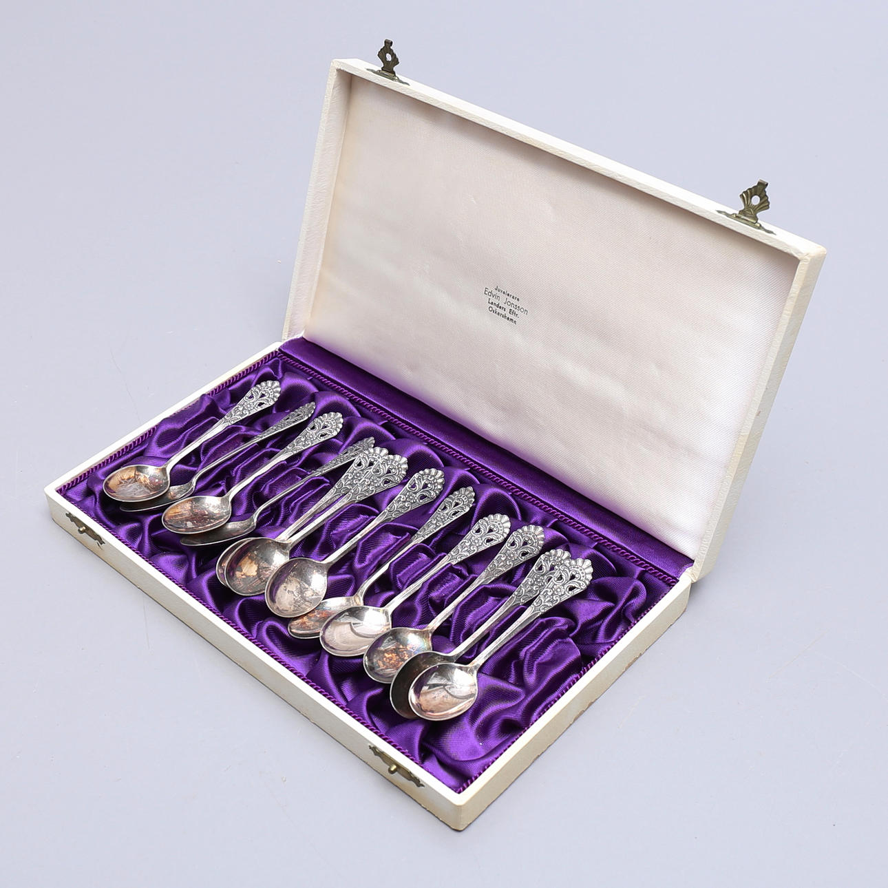 MOCK CASKETS, 12 pcs, silver, Norway, 7,9 grams.