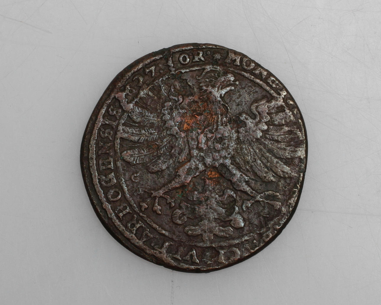 MYNT, 1/2 öre, Gustav II Adolf, 1627, Arboga.