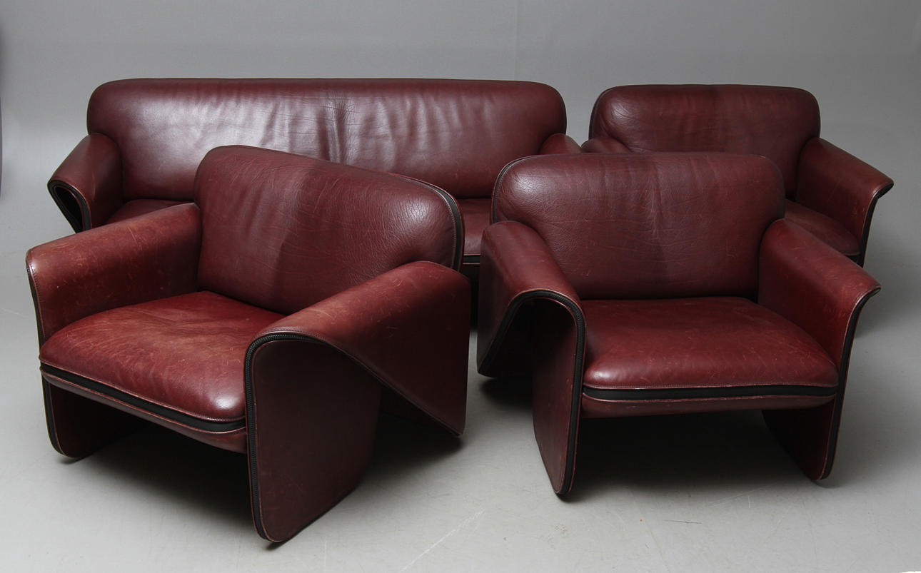 SOFFGRUPP, 4 delar, Gerd Lange för De Sede.