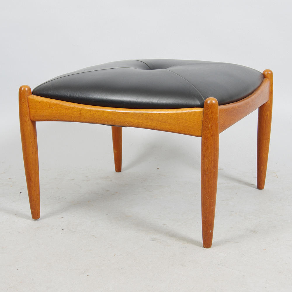 PALL, teak/läder, 1960/1970-tal.