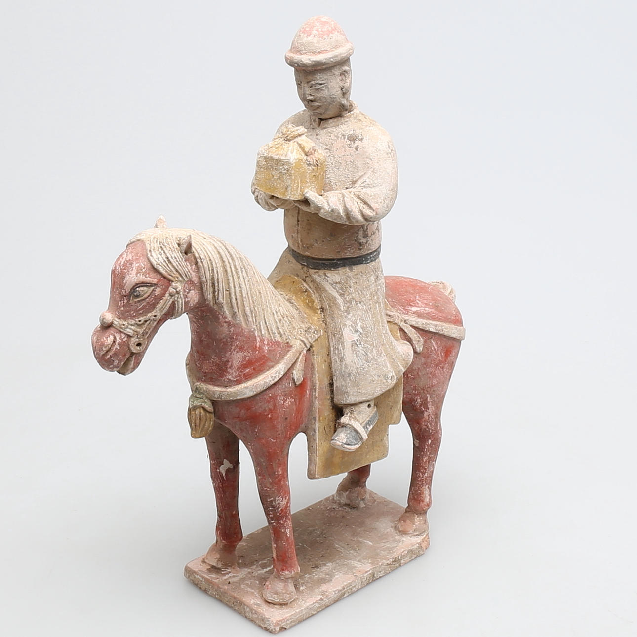 GRAVFIGUR, terracotta, sen Ming dynasti, (1368-1644), Kina.