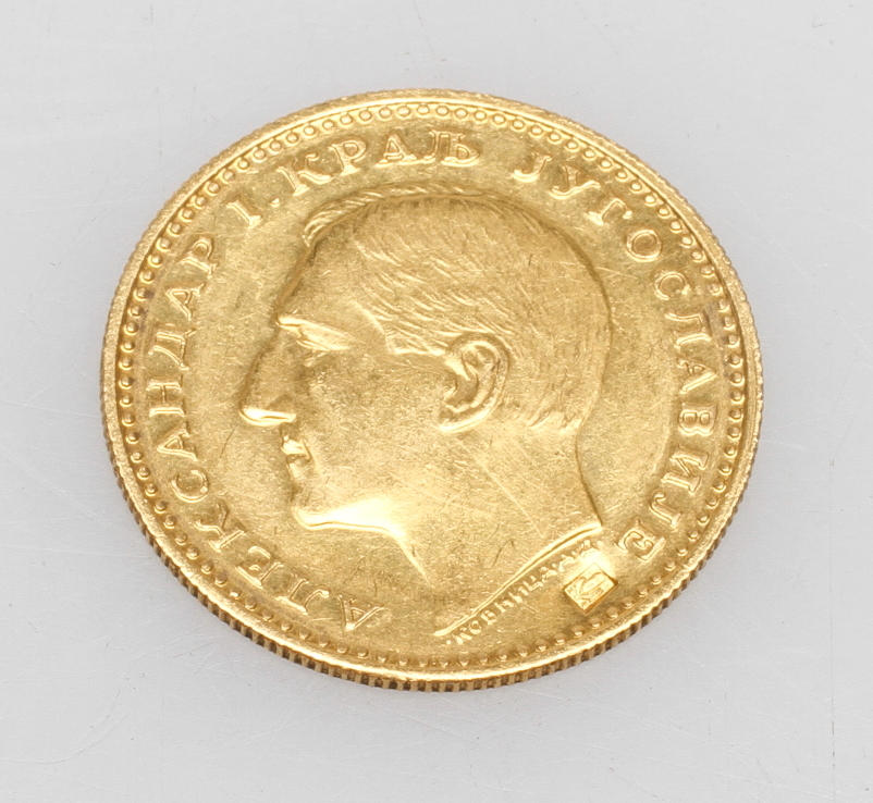 GULDMYNT DUCAT JUGOSLAVISKT, 986/100, vikt ca 3,5 gr.