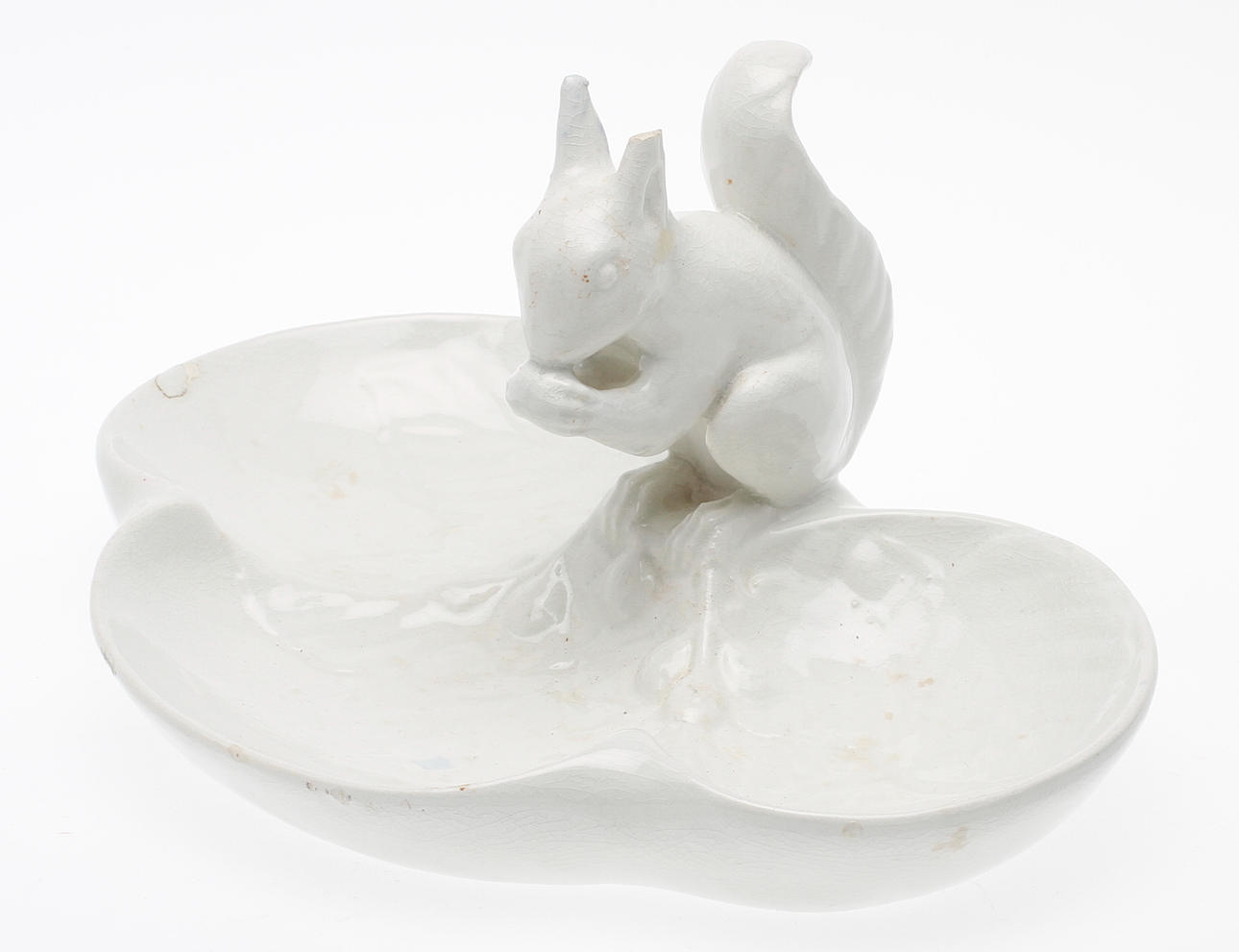 NÖTSKÅL, flintgods, Gustavsberg, tidigt 1900-tal.