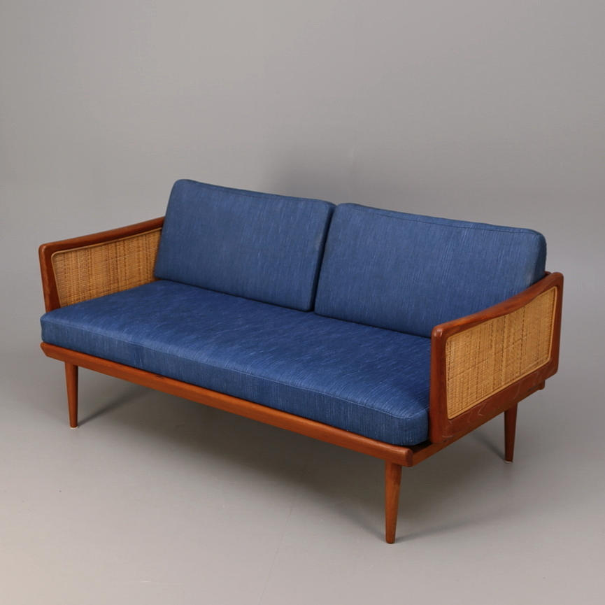 SOFFA, teak/rotting, Peter Hvidt och Orla Mölgaard-Nielsen, Danmark, 1900-talets andra hälft.