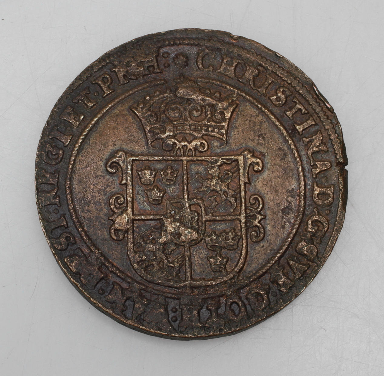 MYNT, 1 öre, Kristina, 1641, Säter.