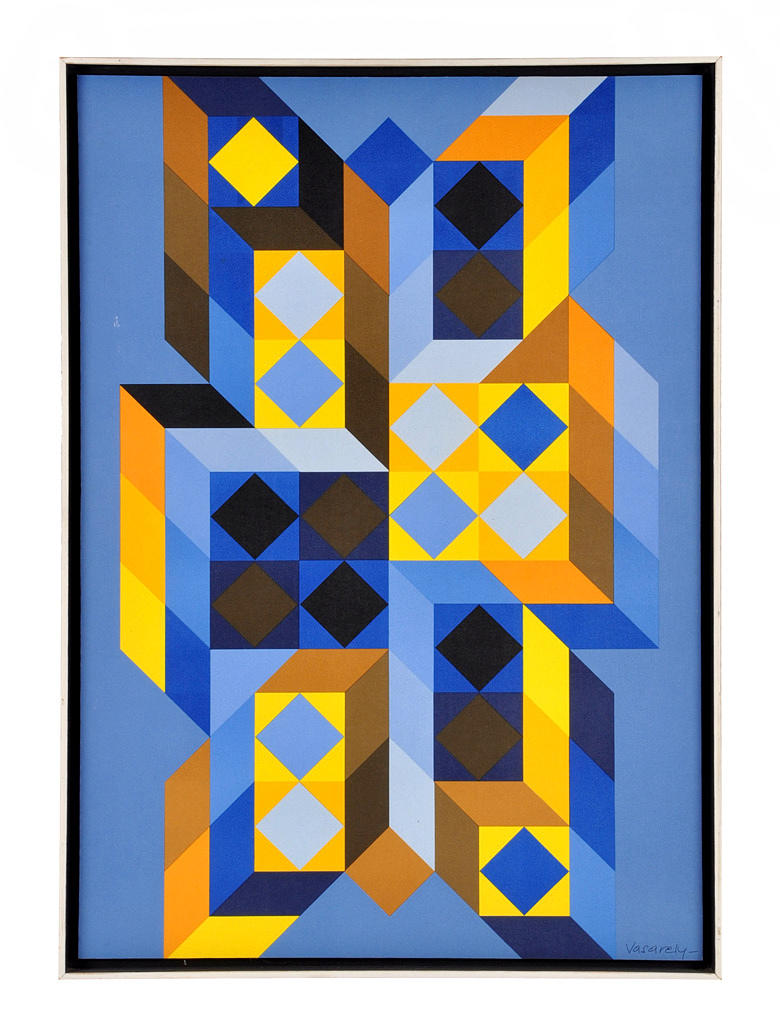 VICTOR VASARELY. ”Tridimor, 1969".