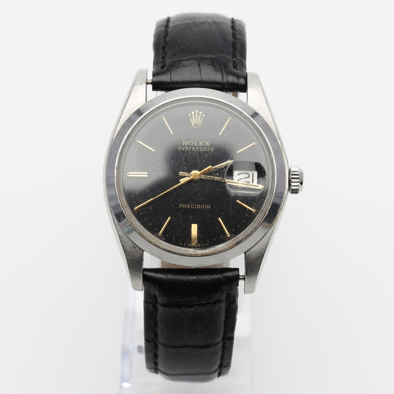 HERRUR Rolex Oysterdate Precision. Stål manuell.