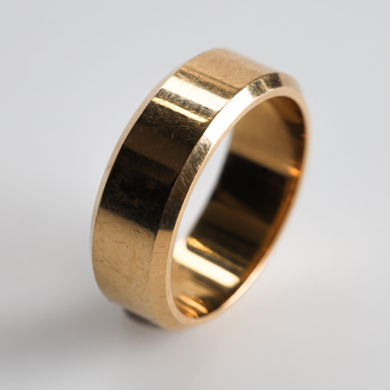 RING, 18K, guld, ej graverad.