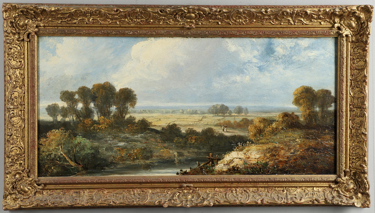 GEORGES MICHEL (1763-1843). SKETCH FROM NATURE, NEAR BRUGES IN BELGIUM.