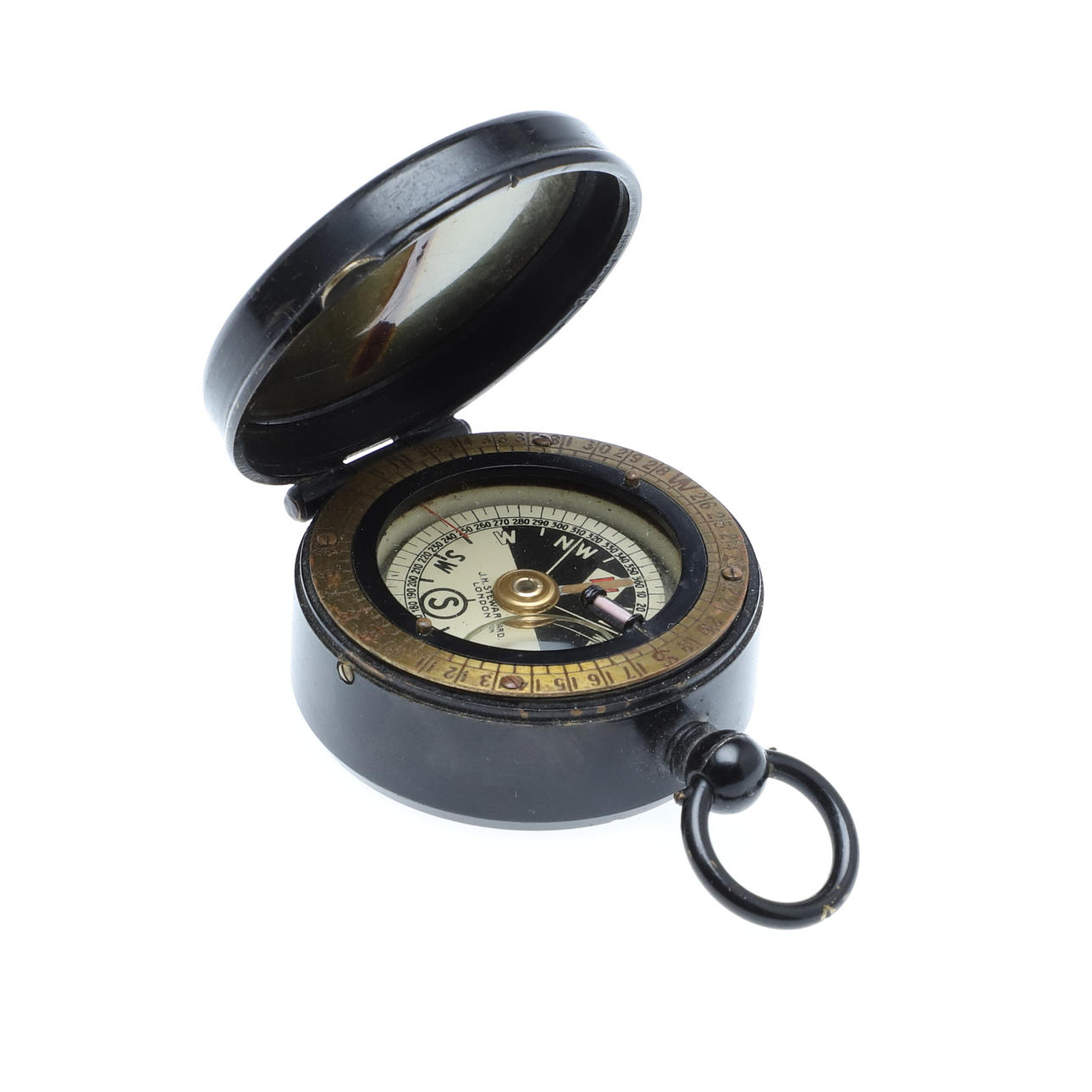 A 1940S CAVALRY SCHOOL COMPASS.