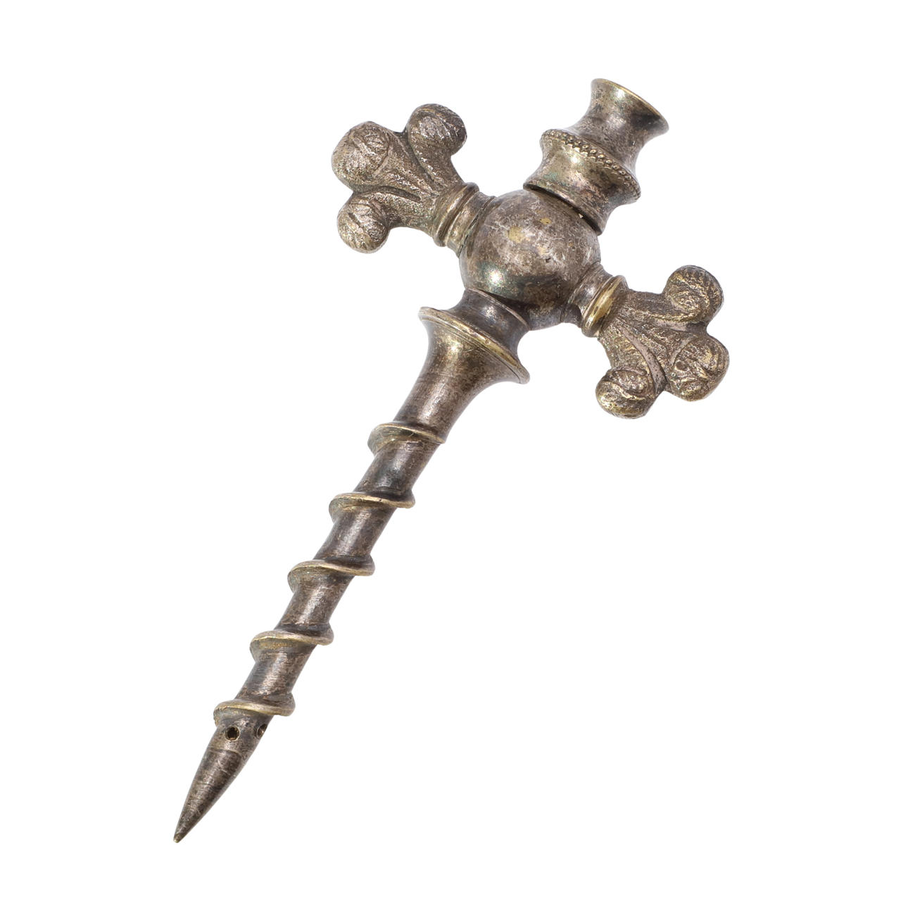 A 19TH CENTURY CHAMPAGNE TAP.