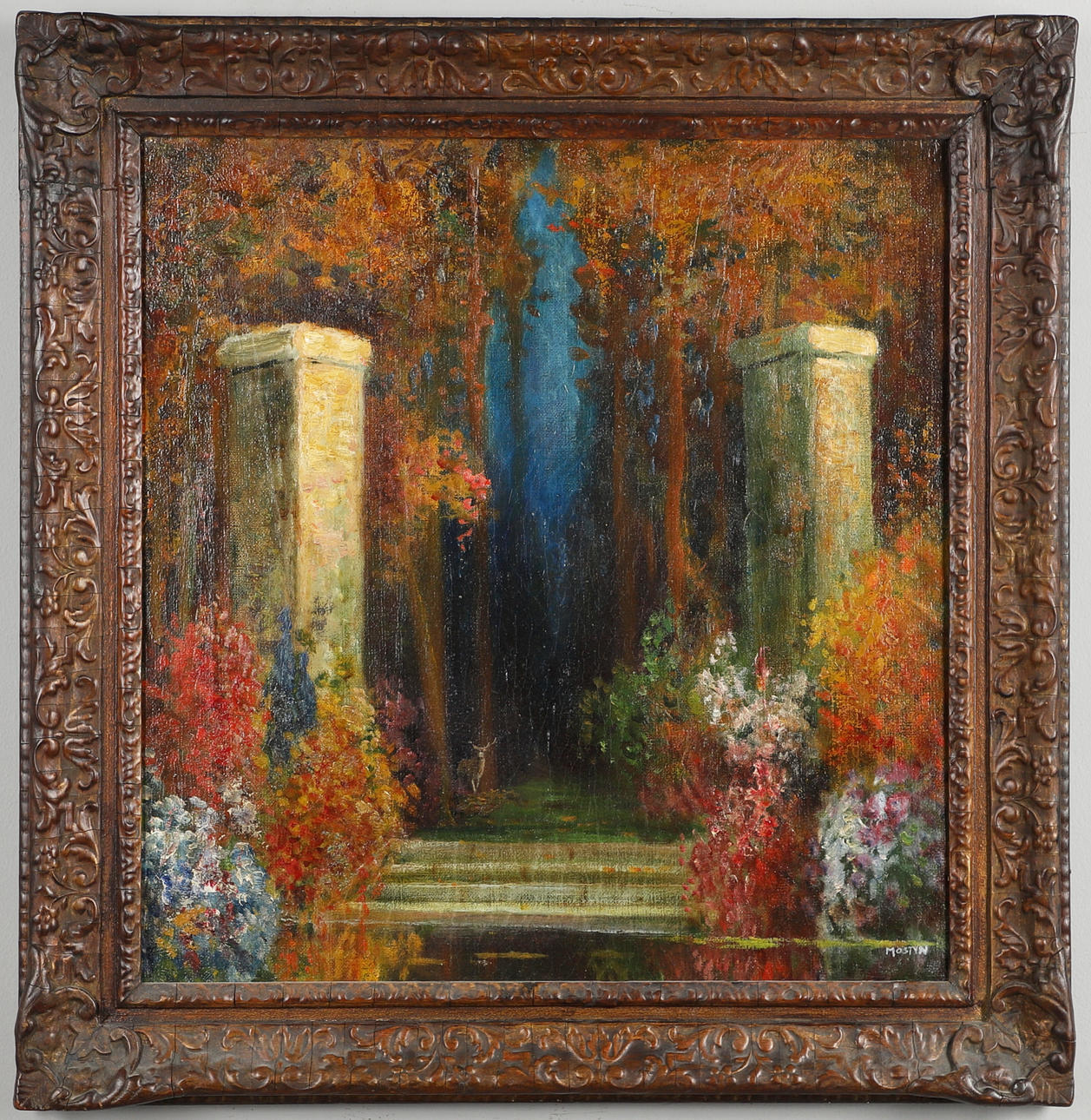 THOMAS EDWIN MOSTYN (1864-1930). THE GLADE OF THE STAG.