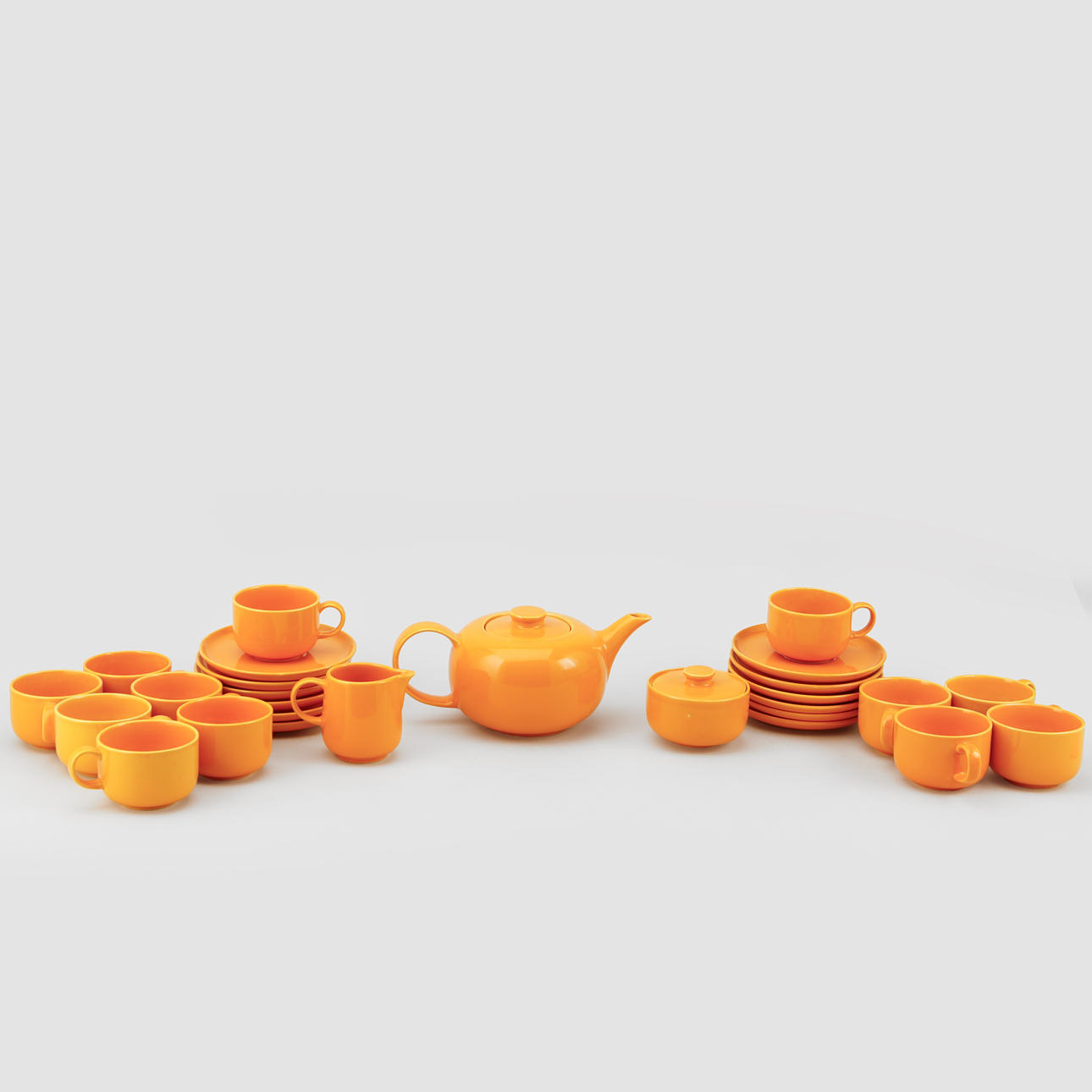 Ein 15-teiliges Kaffee-/Teeset, Melitta, Deutschland.