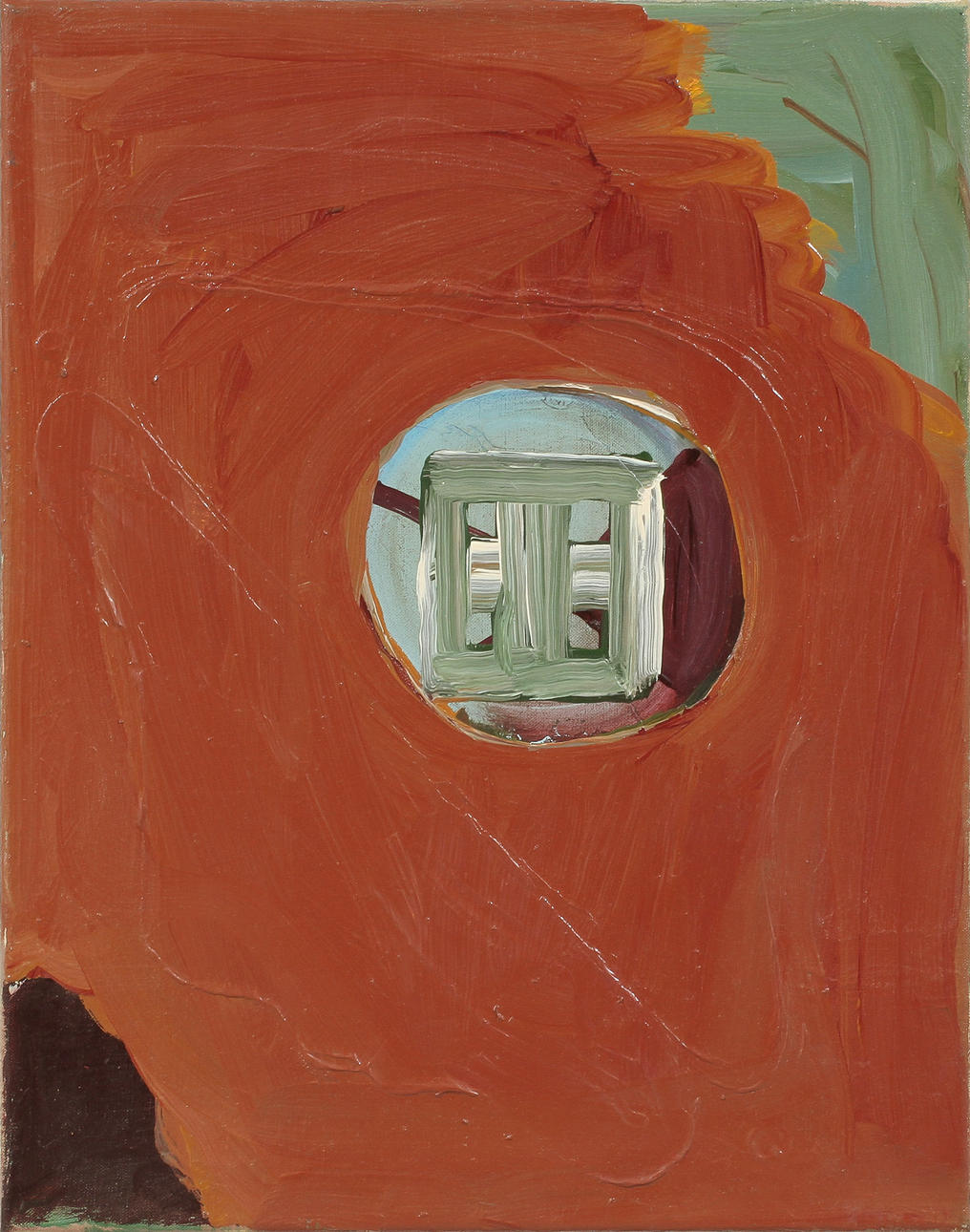 KLAAS KLOOSTERBOER. Komposition, olja på duk, signerad a tergo.