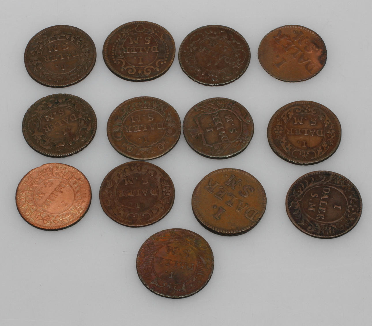 MYNT, 13 st, 1 daler SM, Karl XII, 1700-tal.